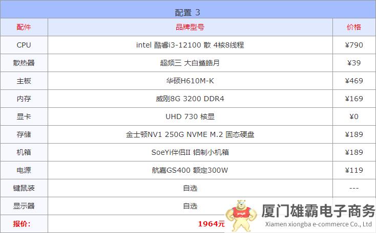 组装电脑配置推荐,家用组装电脑的主流配置,游戏组装电脑配置推荐