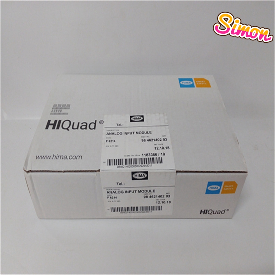 HIMA F6214  帮助降低网络威胁的风险